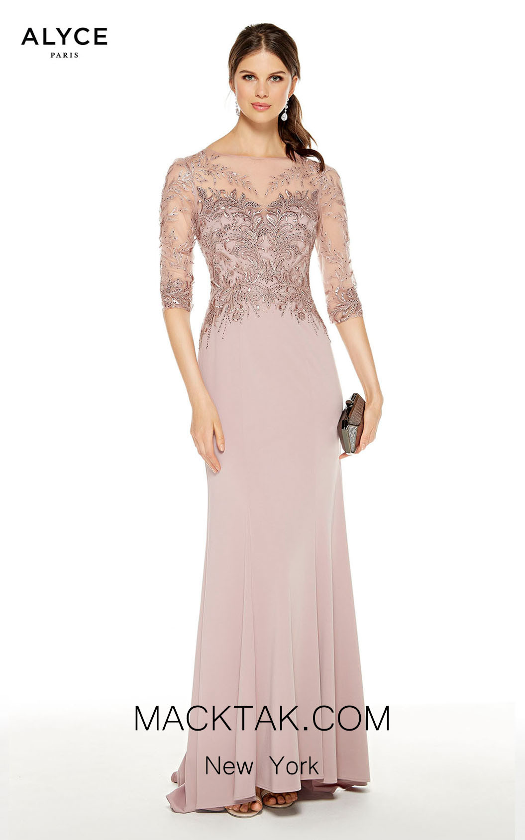 Alyce Paris 27382 Cashmere Rose Front Dress Alyce Paris 27382 Cashmere Rose Front Dress