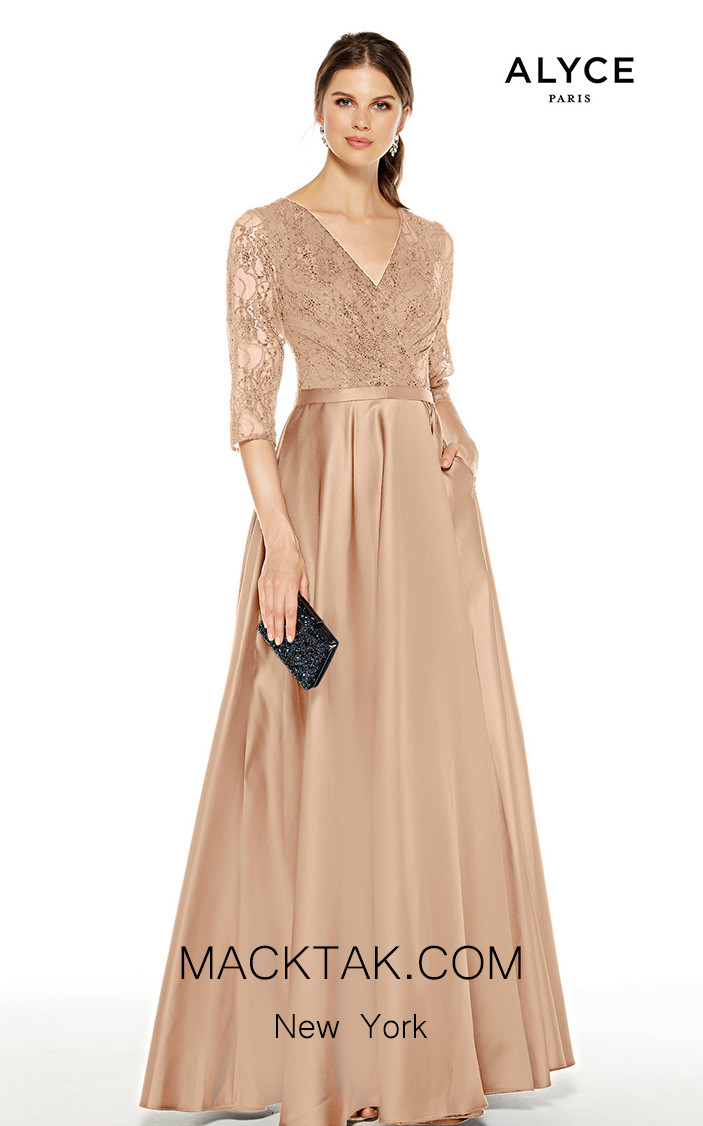 Alyce Paris 27387 Rose Gold Front Dress