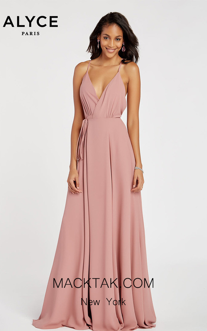 Alyce Paris 60456 Antique Rose Front Dress