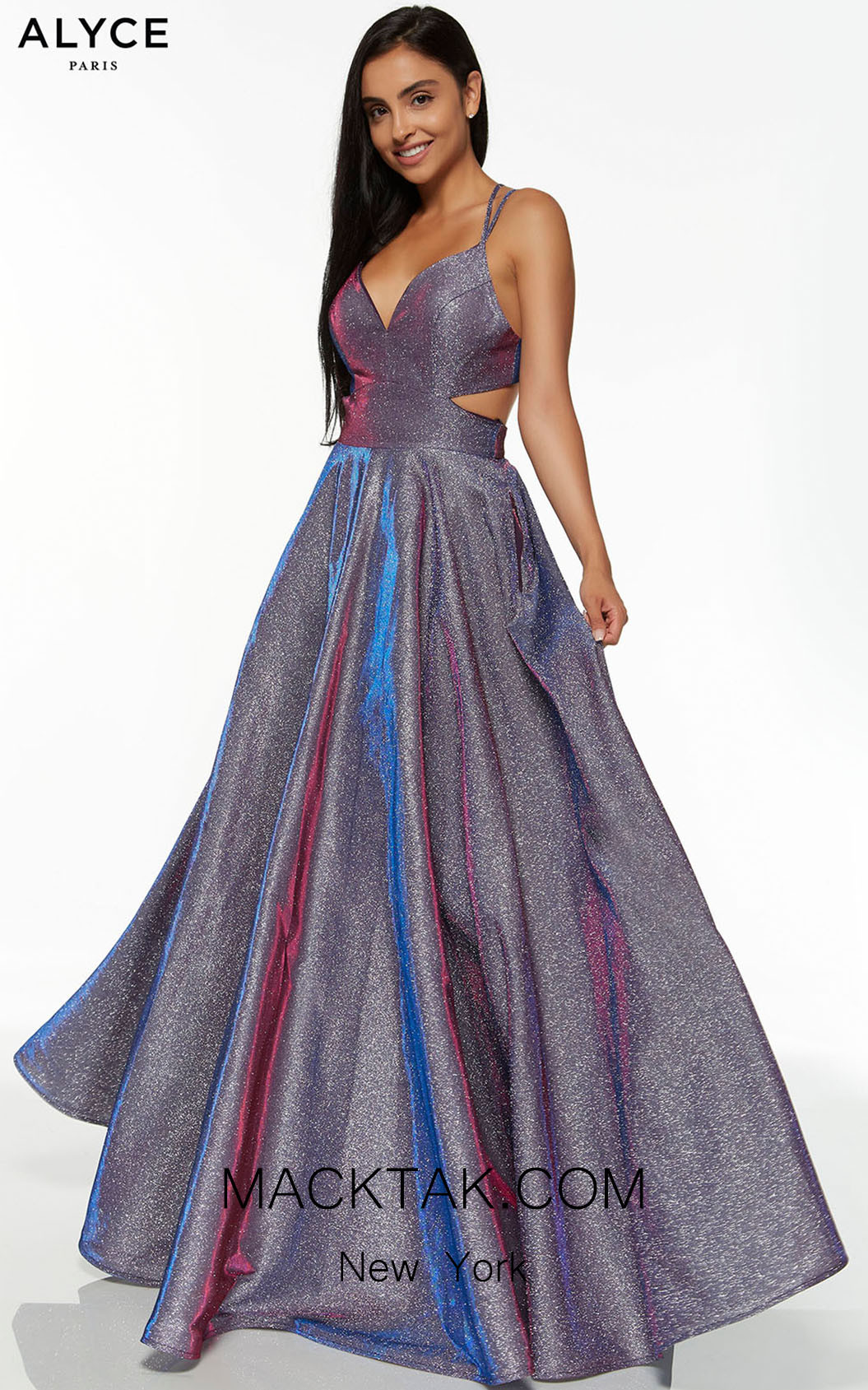 Alyce Paris 60567 Blueberry Front Dress