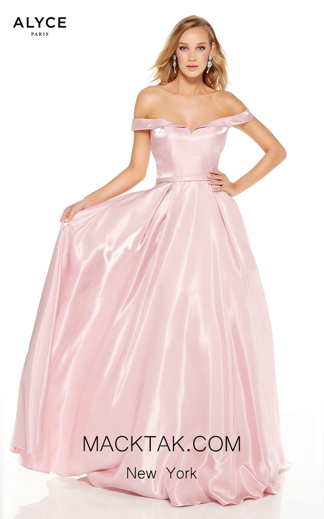 Alyce Paris 60627 Light Mauve Front Dress