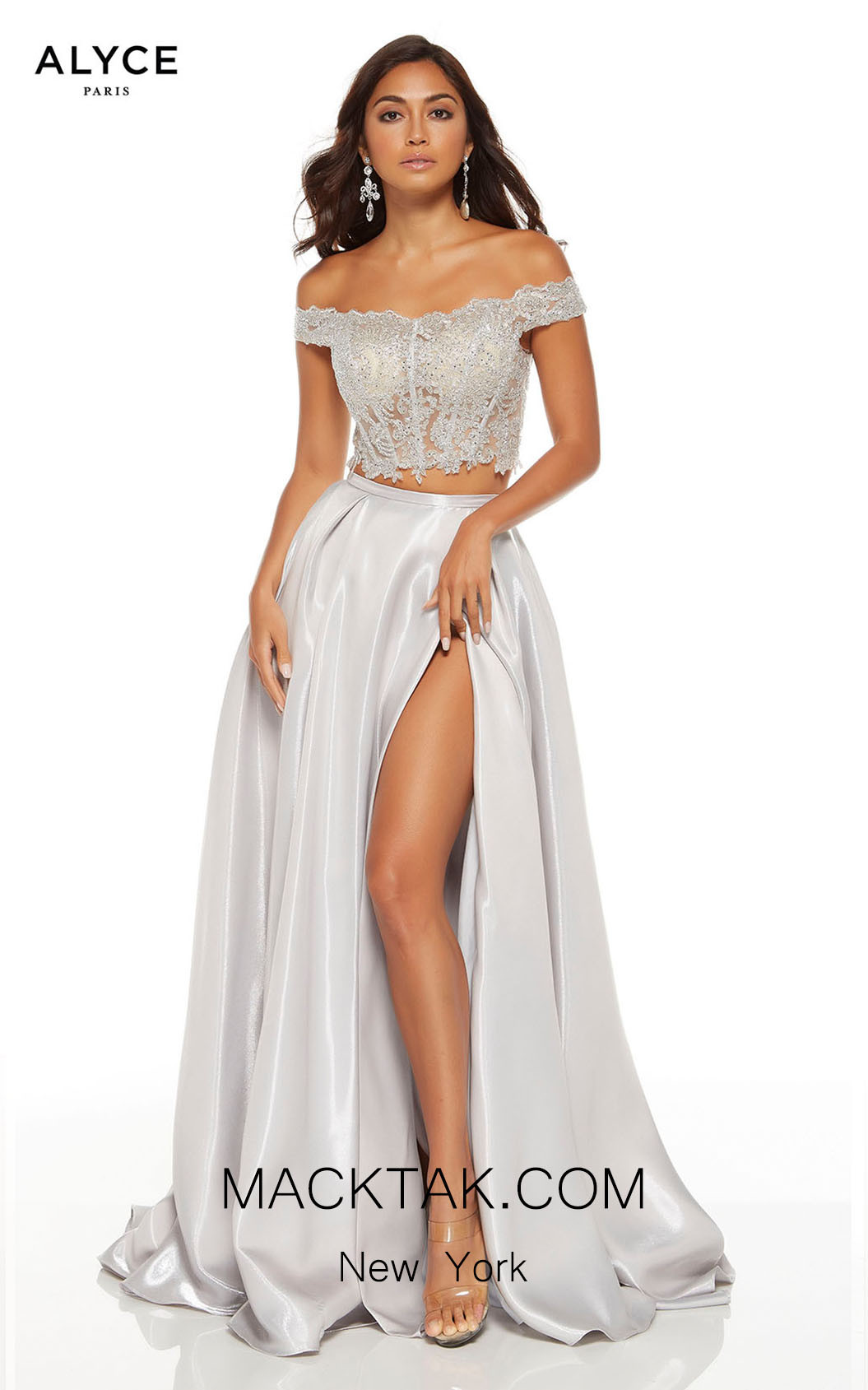 Alyce Paris 60628 Silver Front Dress