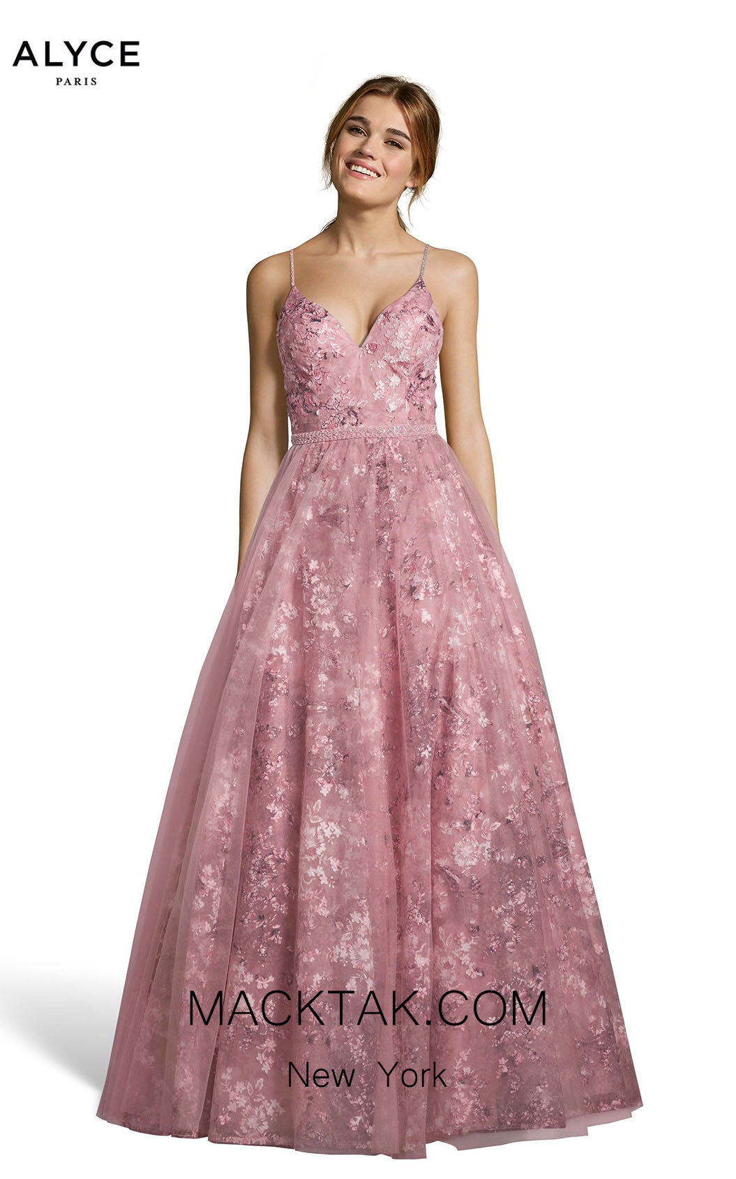 Alyce Paris 60646 Antique Rose Front Dress