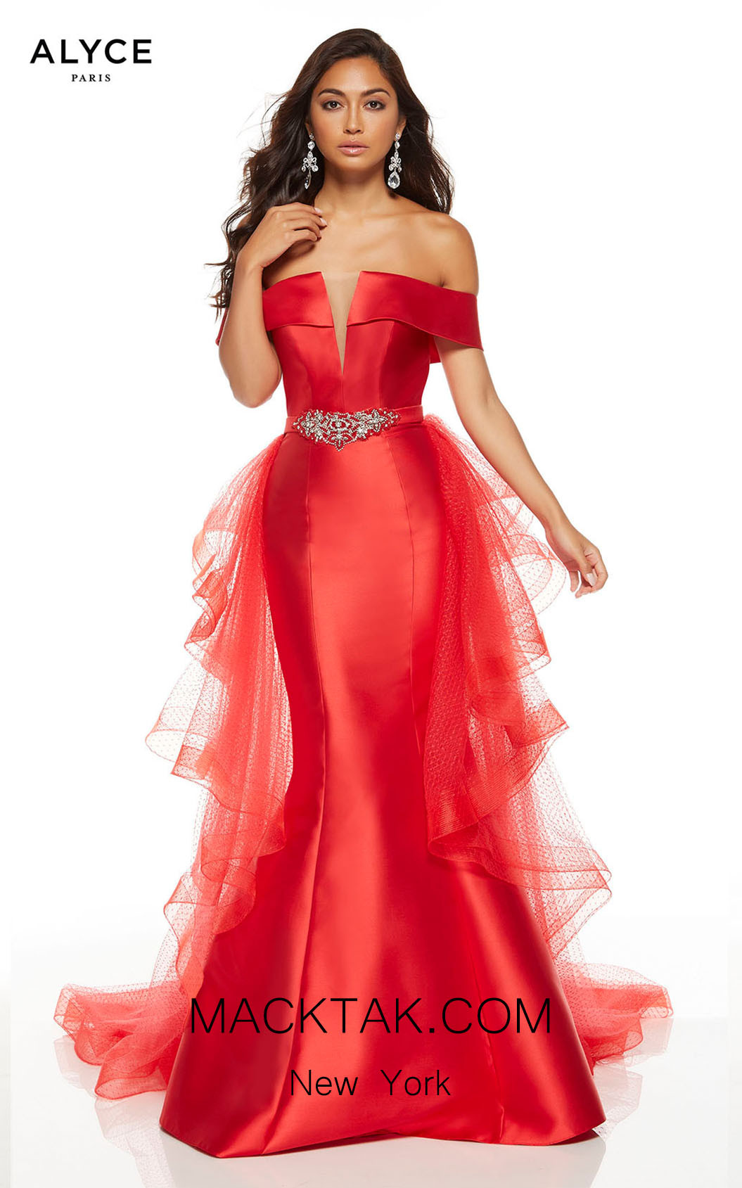 Alyce Paris 60663 Red Front Dress