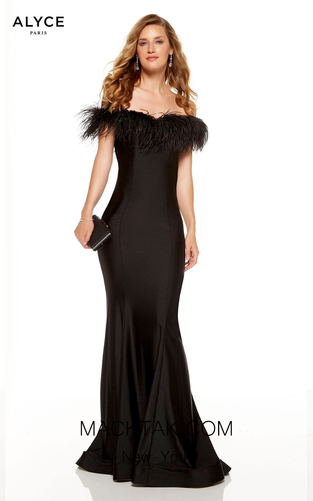 Alyce Paris 60744 Black Front Dress