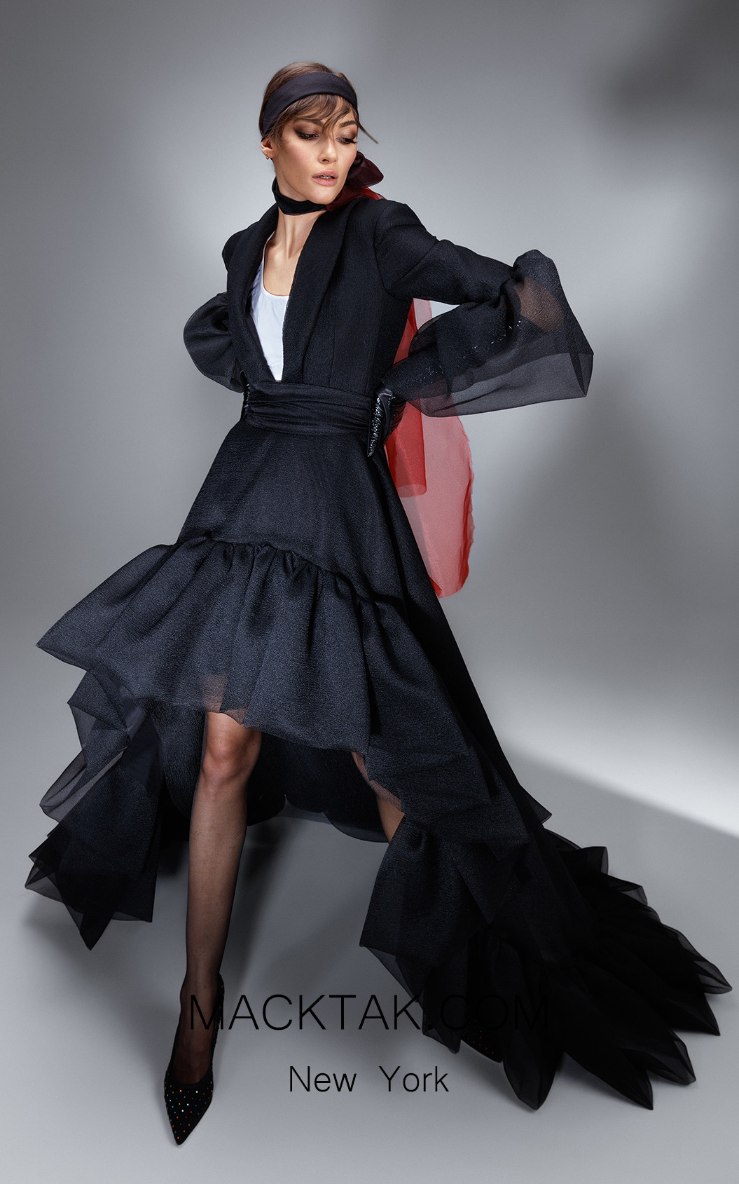 Ana Radu AR001 Black Front Dress