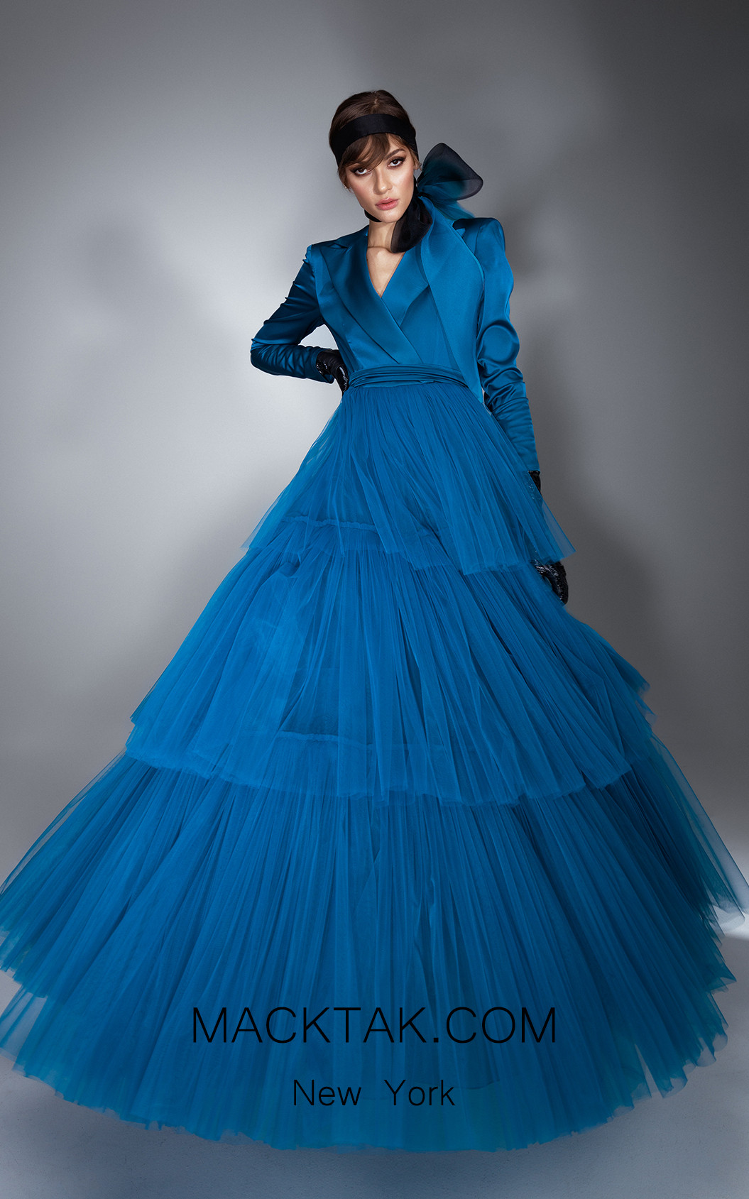 Ana Radu AR025 Blue Front Dress