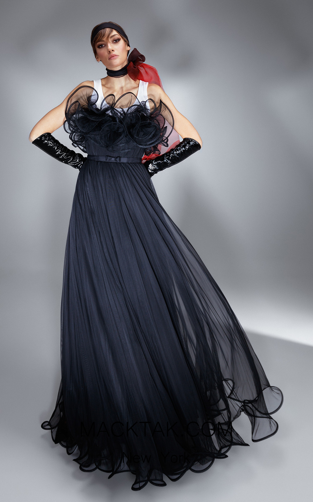 Ana Radu AR004 Black Front Dress