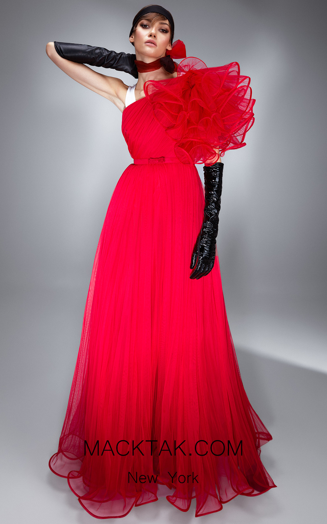 Ana Radu AR007 Red Front Dress