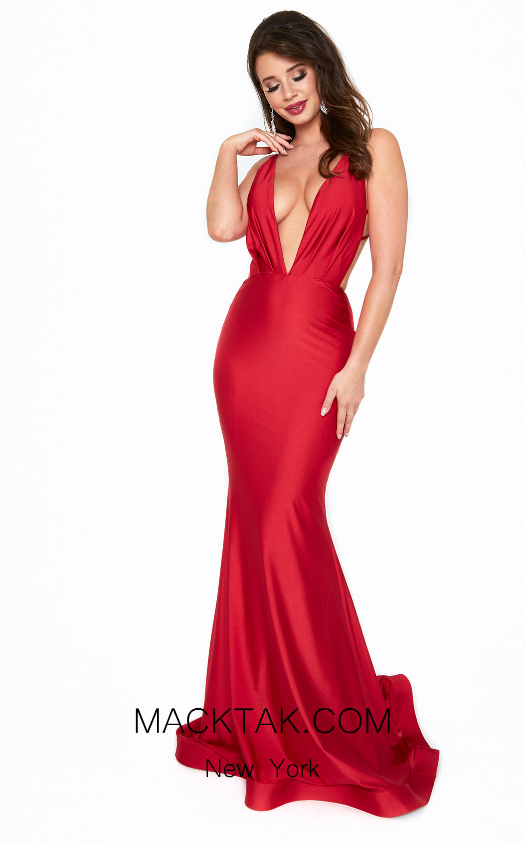 Atria 6534H Red Front Dress