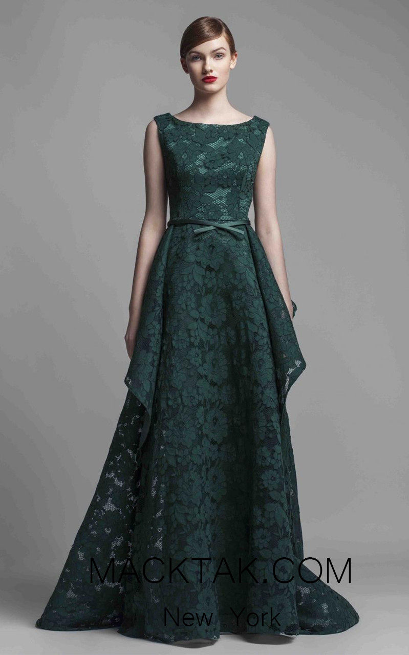 Beside Couture 1367 Green Front Dress