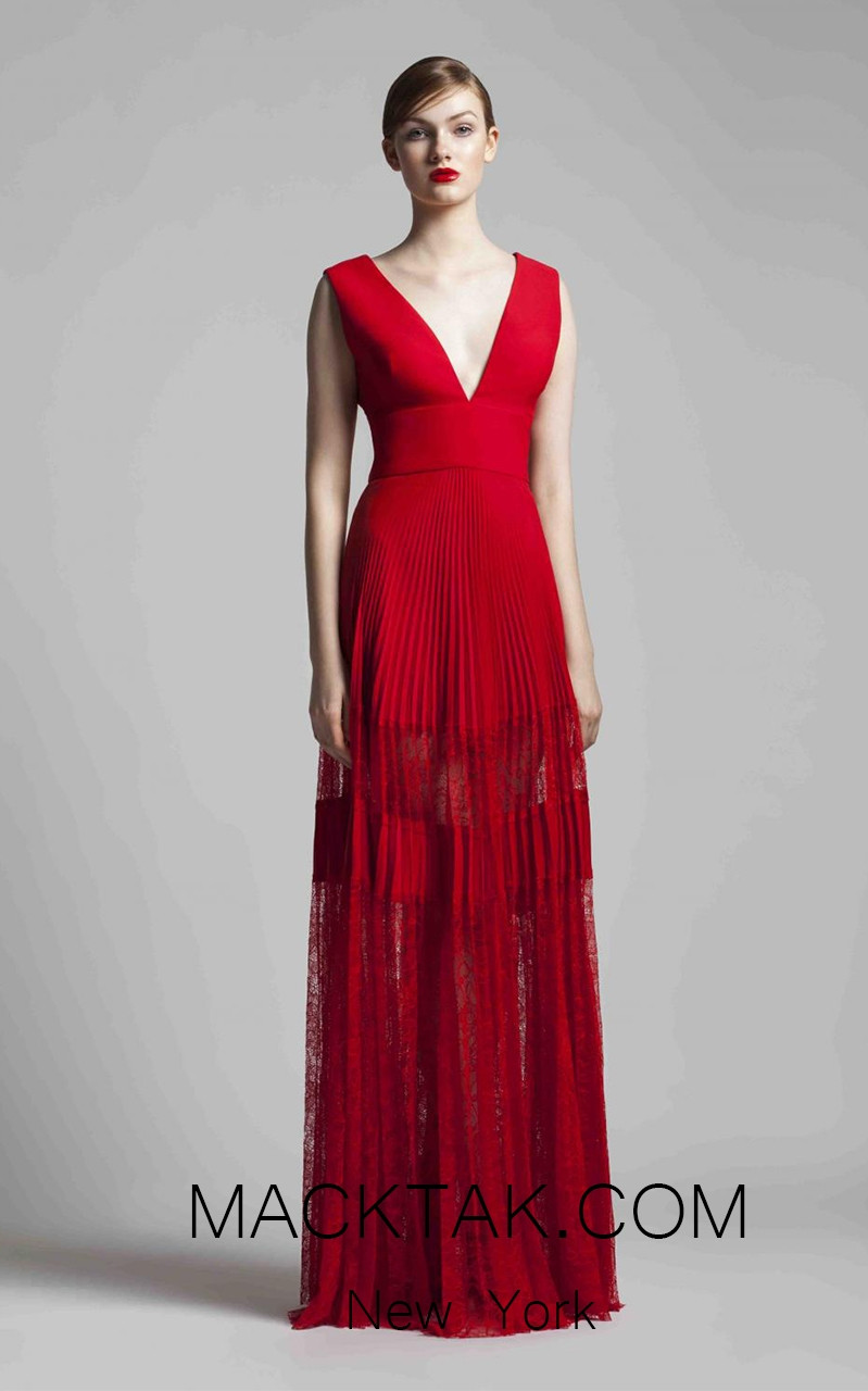 Beside Couture 1397 Red Front Dress