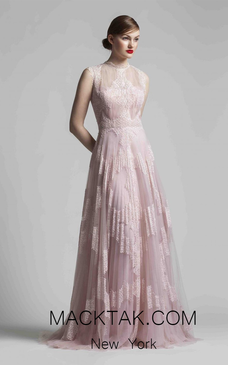 Beside Couture 1402 Pink Front Dress