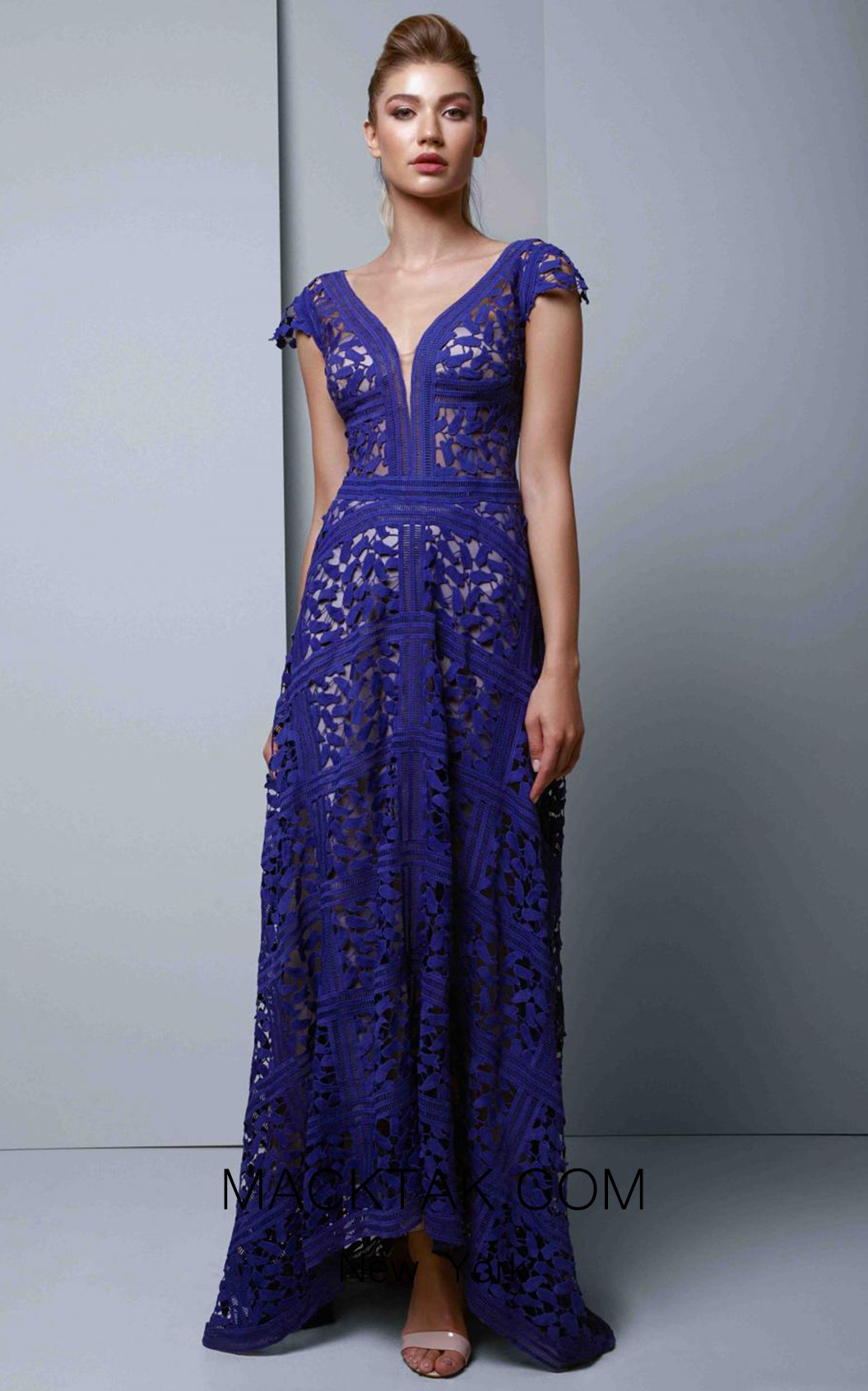 Beside Couture 1346 Indigo Front Dress