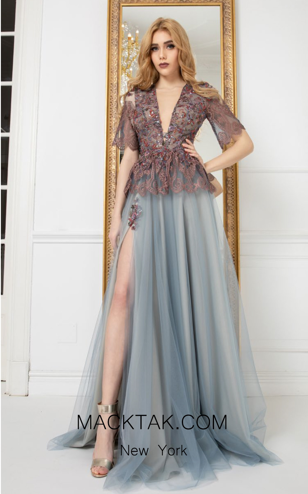 Cristallini SKA972 Front Evening Dress