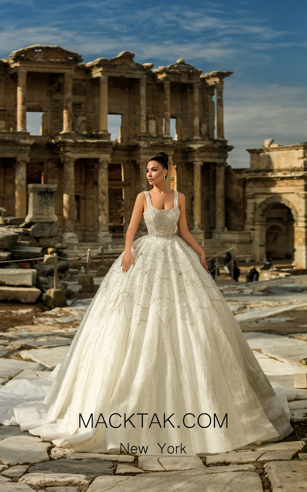 Dovita Bridal Onyx Dress From Crystal Collection