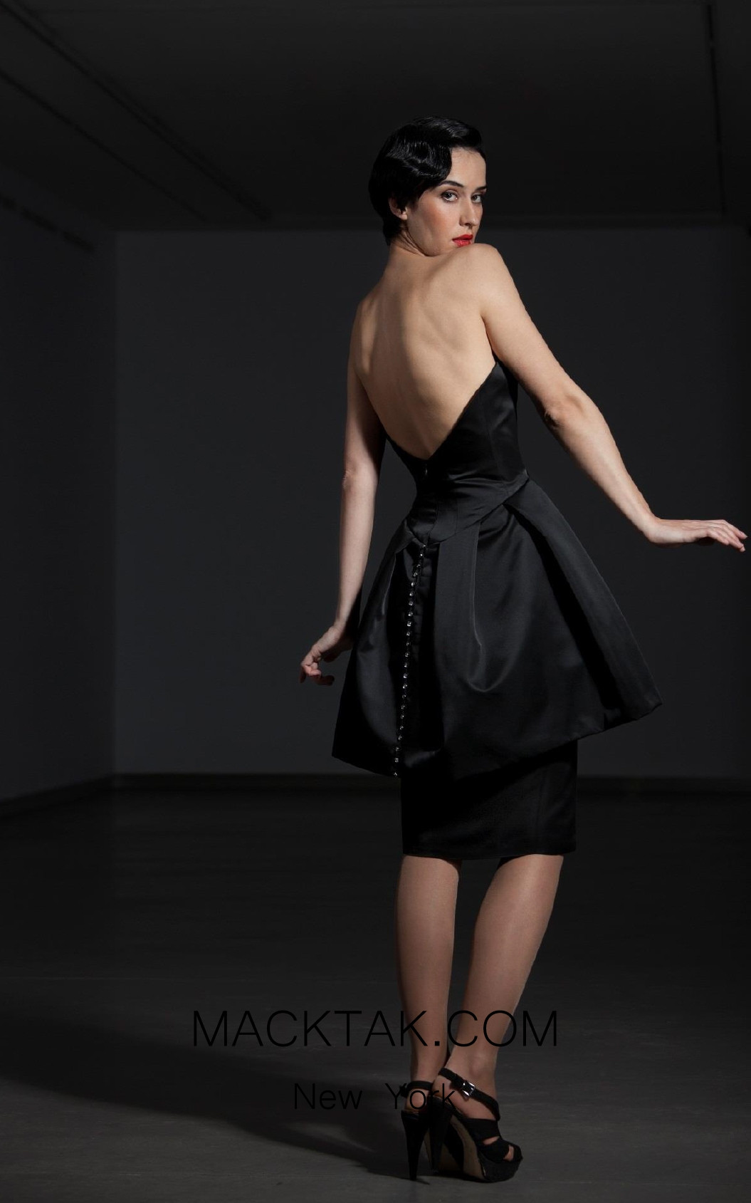 Fely Campo 14322 Back Dress