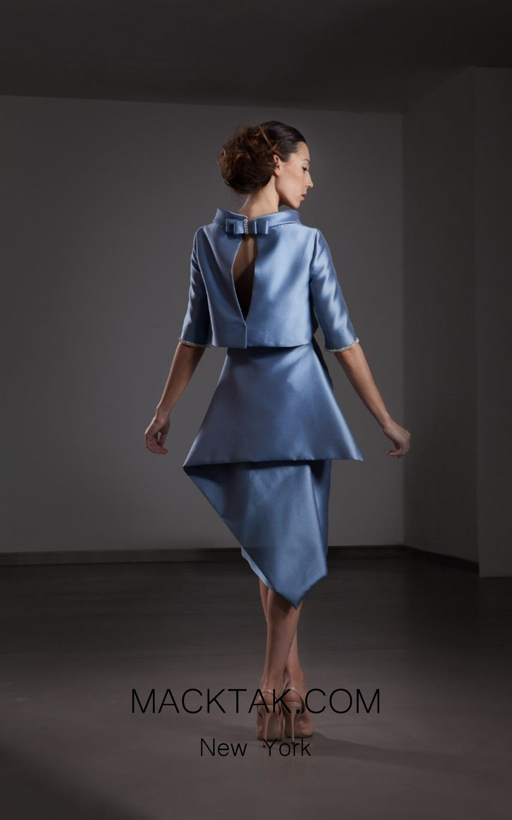 Fely Campo 16161 Back Dress