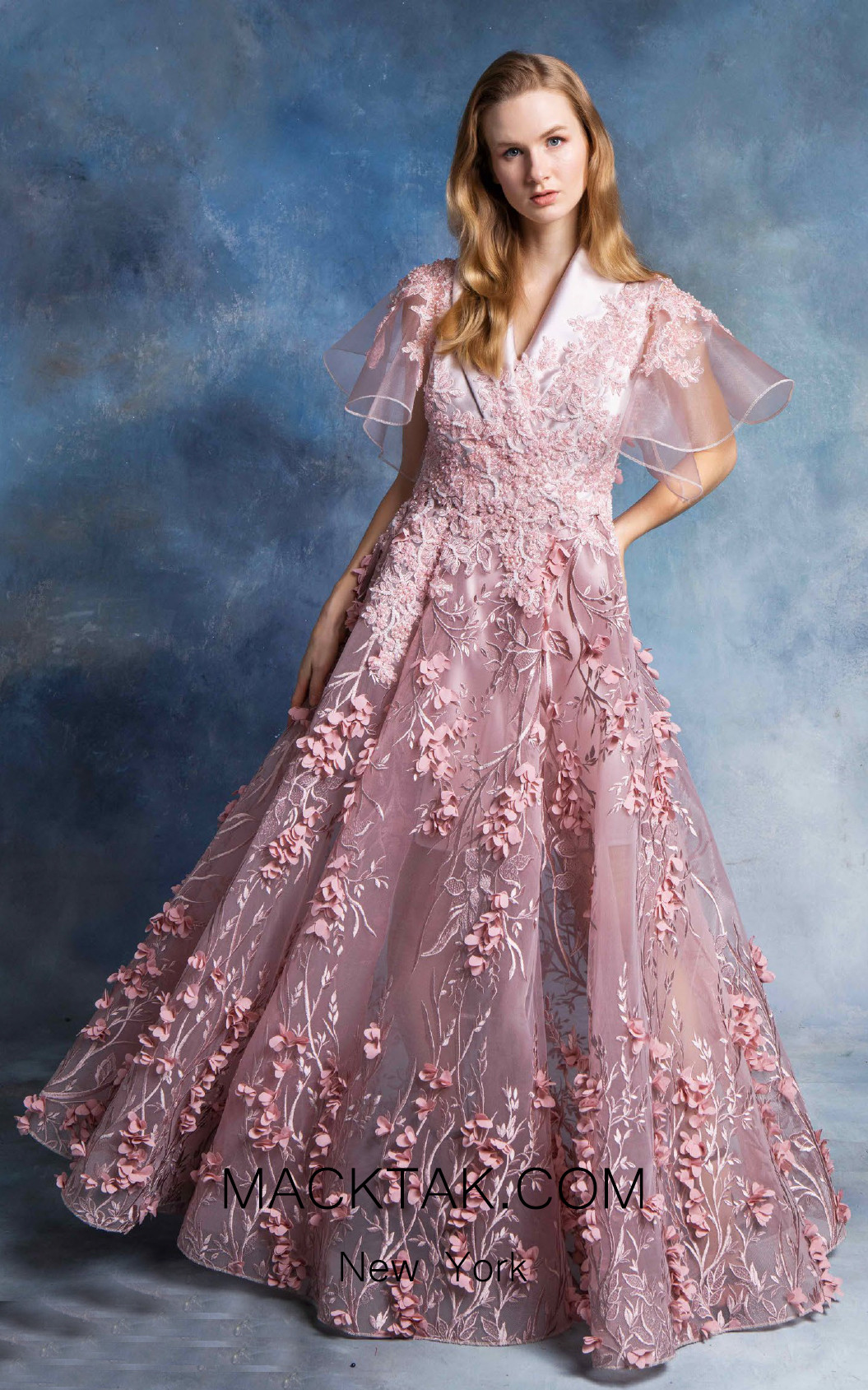 In Couture By Kiwi 4742 Pink Front Dress