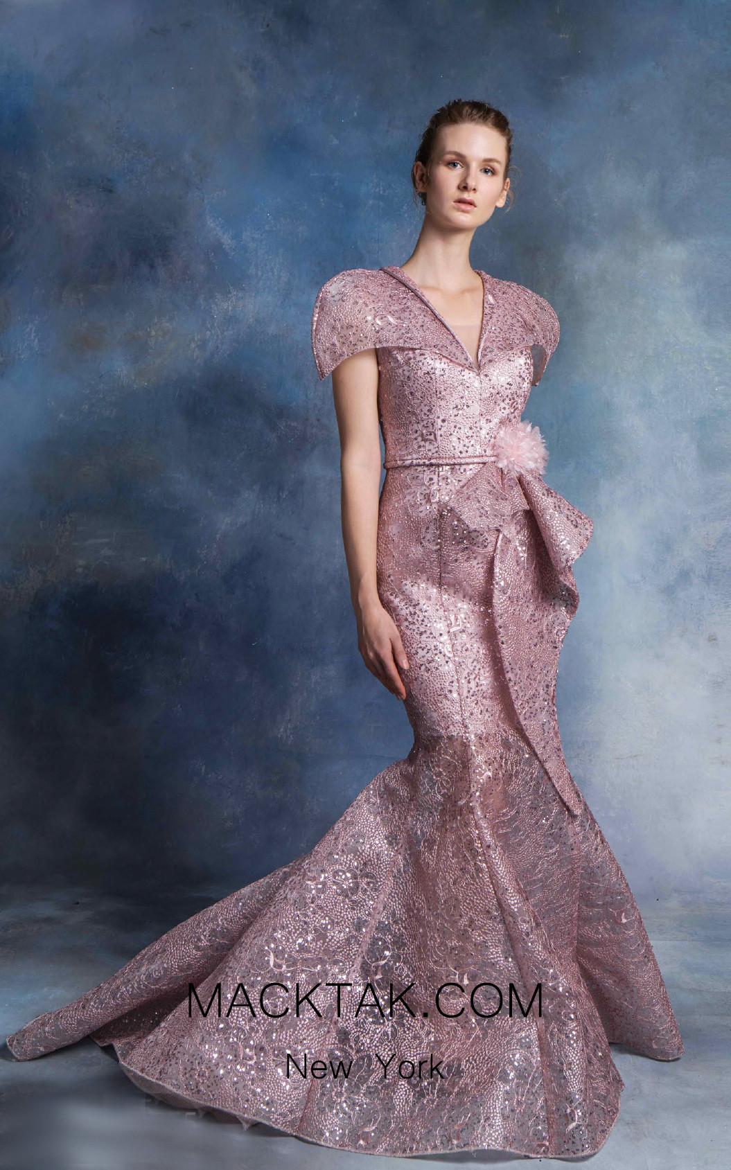 In Couture By Kiwi 4755 Mauve Front Dress