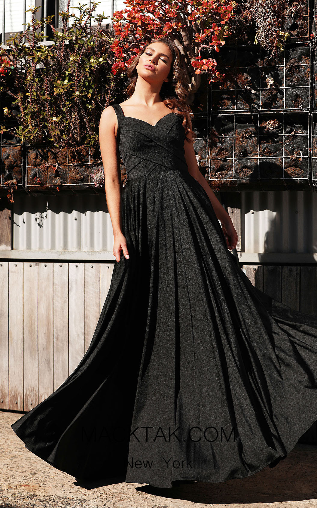 Jadore Australia JX3054 Black Front Dress