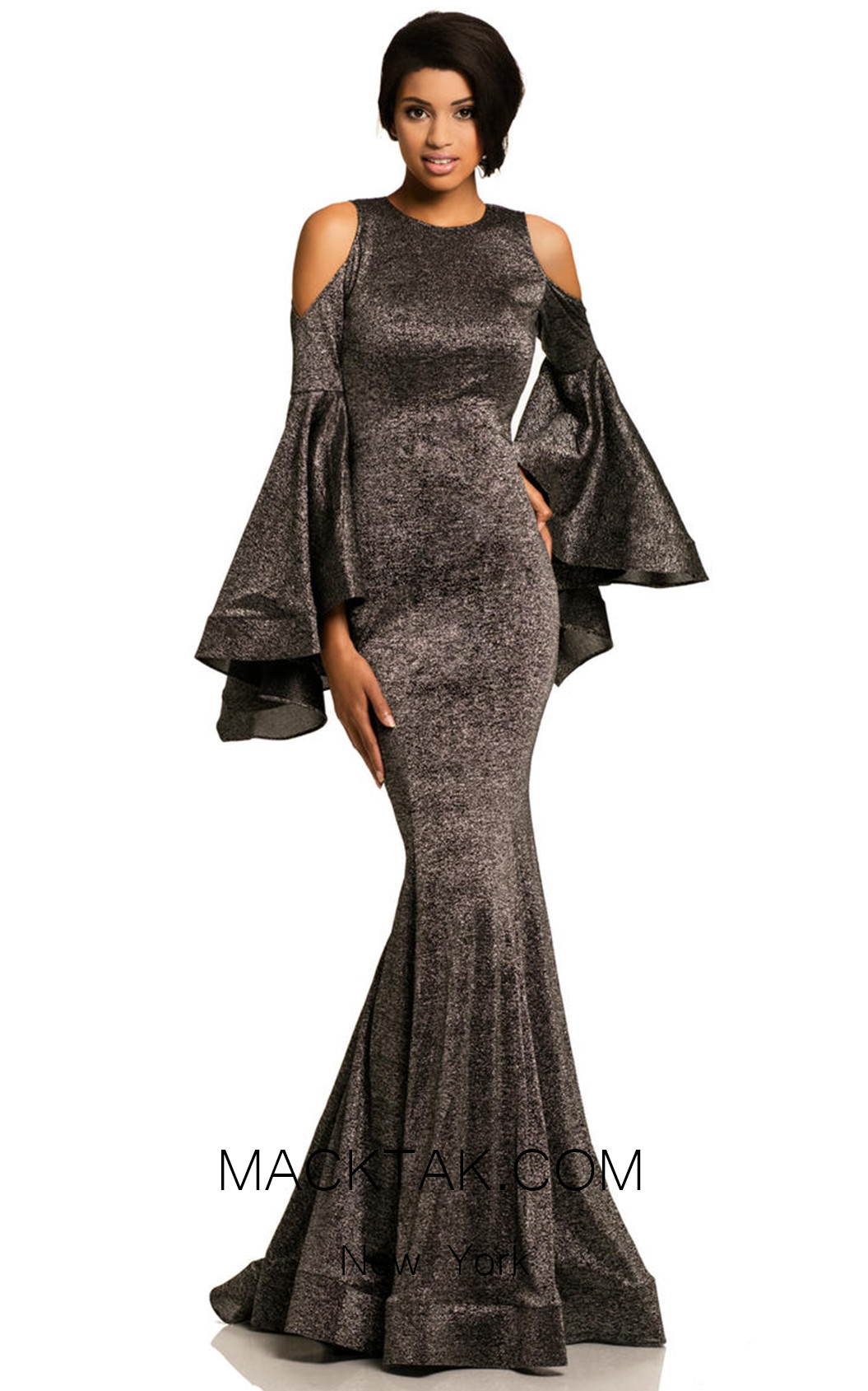 Johnathan Kayne 8111 Black Front Dress