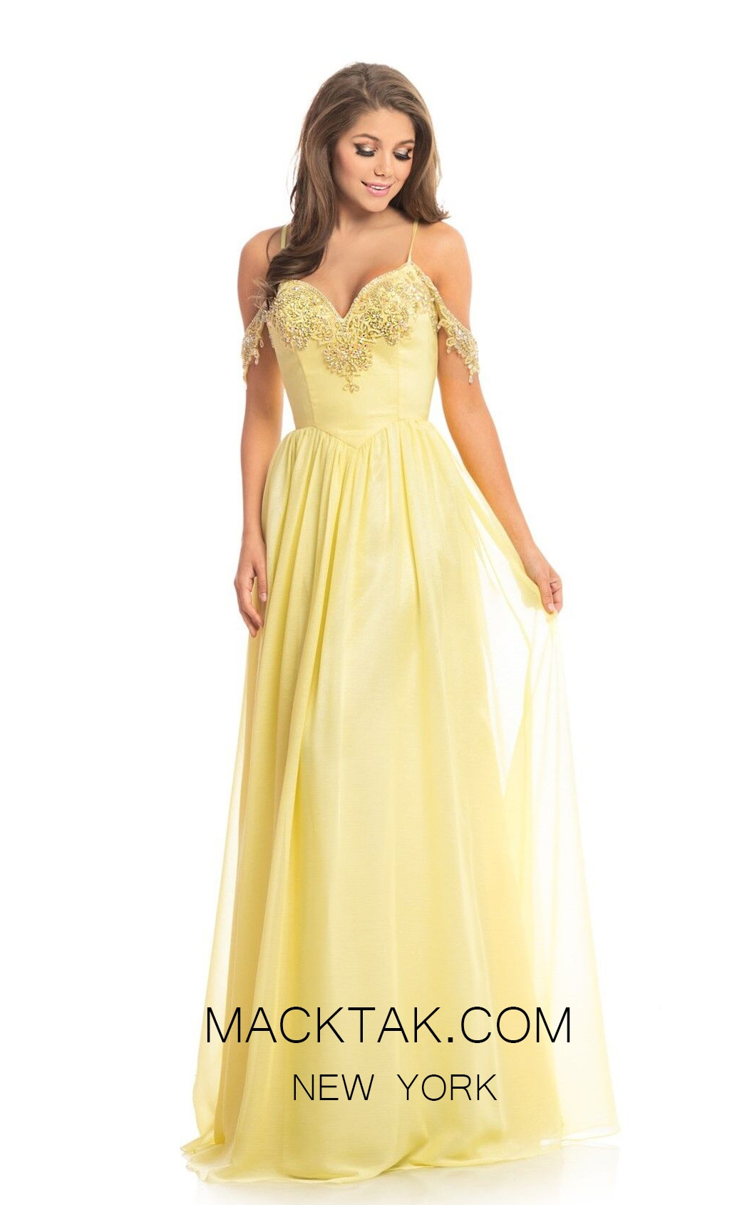 Johnathan Kayne 9005 Lemon Front Dress
