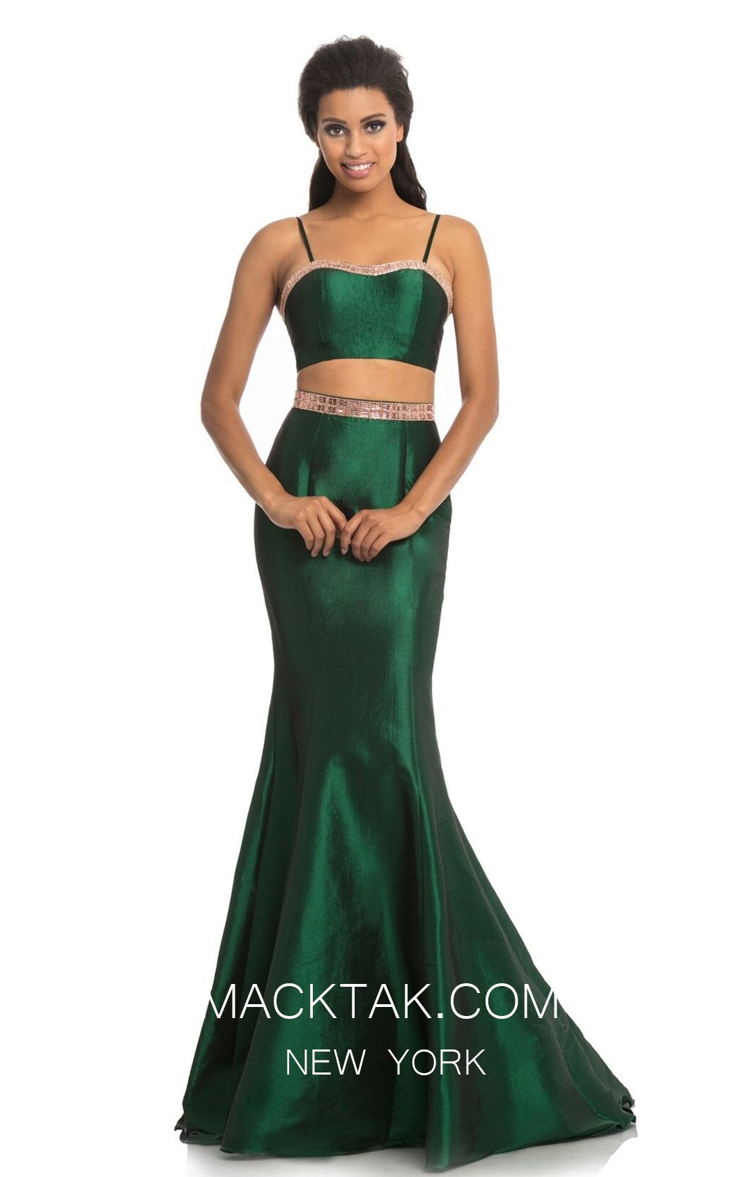 Johnathan Kayne 9012 Emerald Front Dress