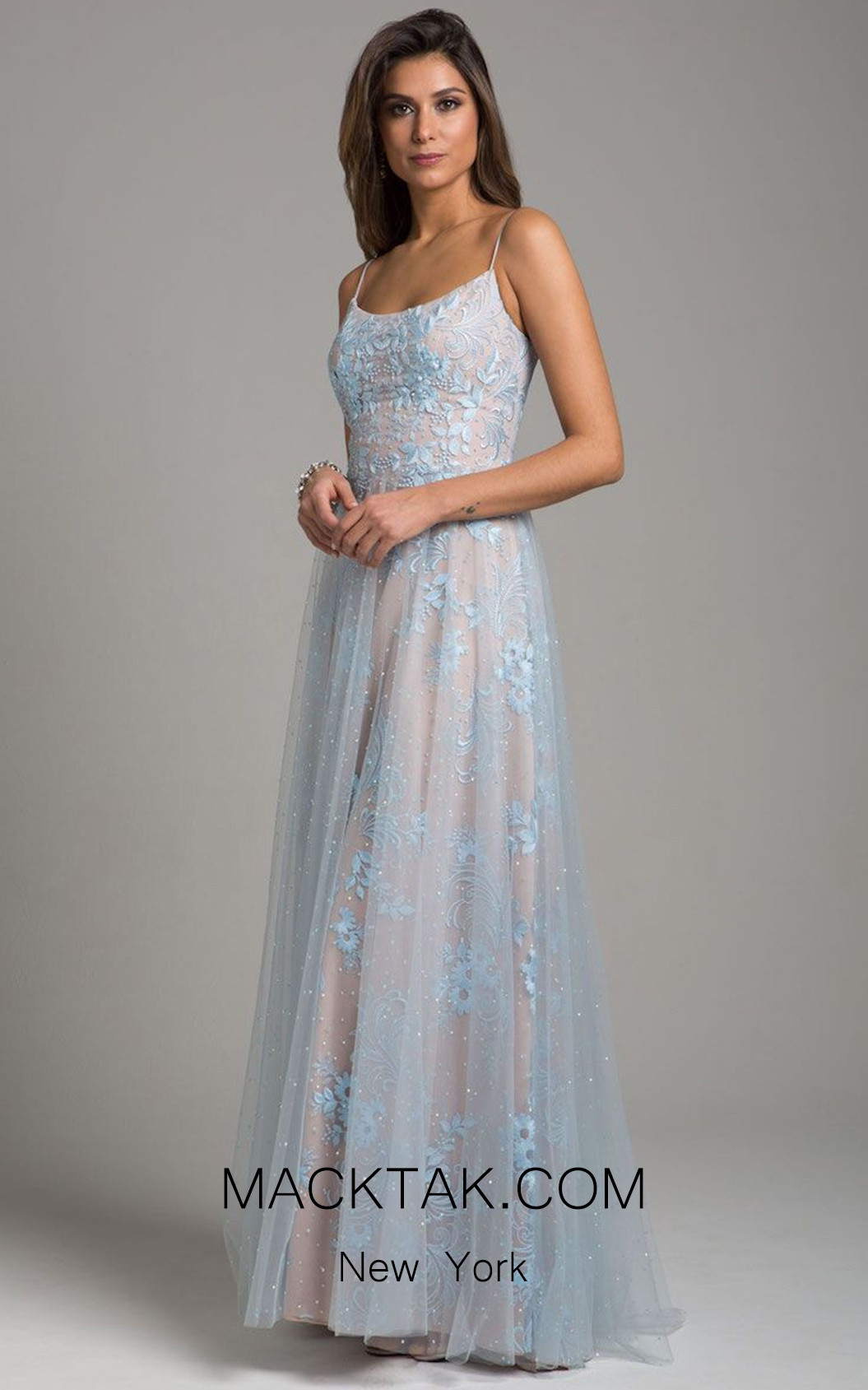 Lara 29962 Light Blue Front Dress