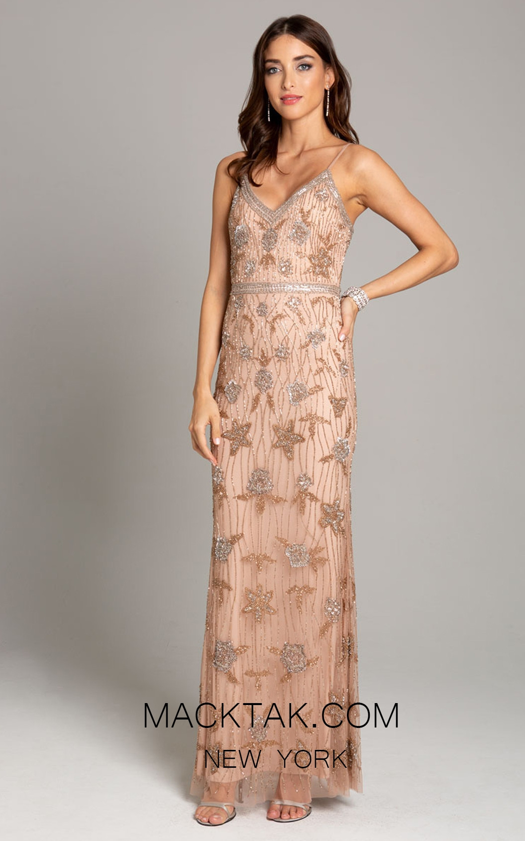Lara 29894 Rose Gold Front Dress
