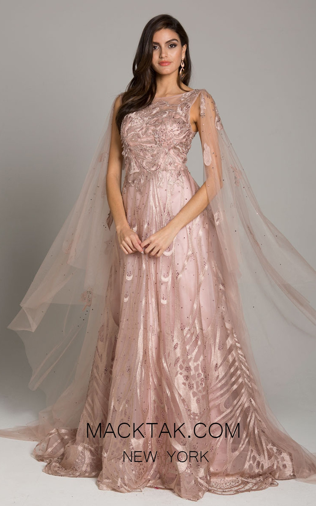 Lara 29942 Blush Front Dress