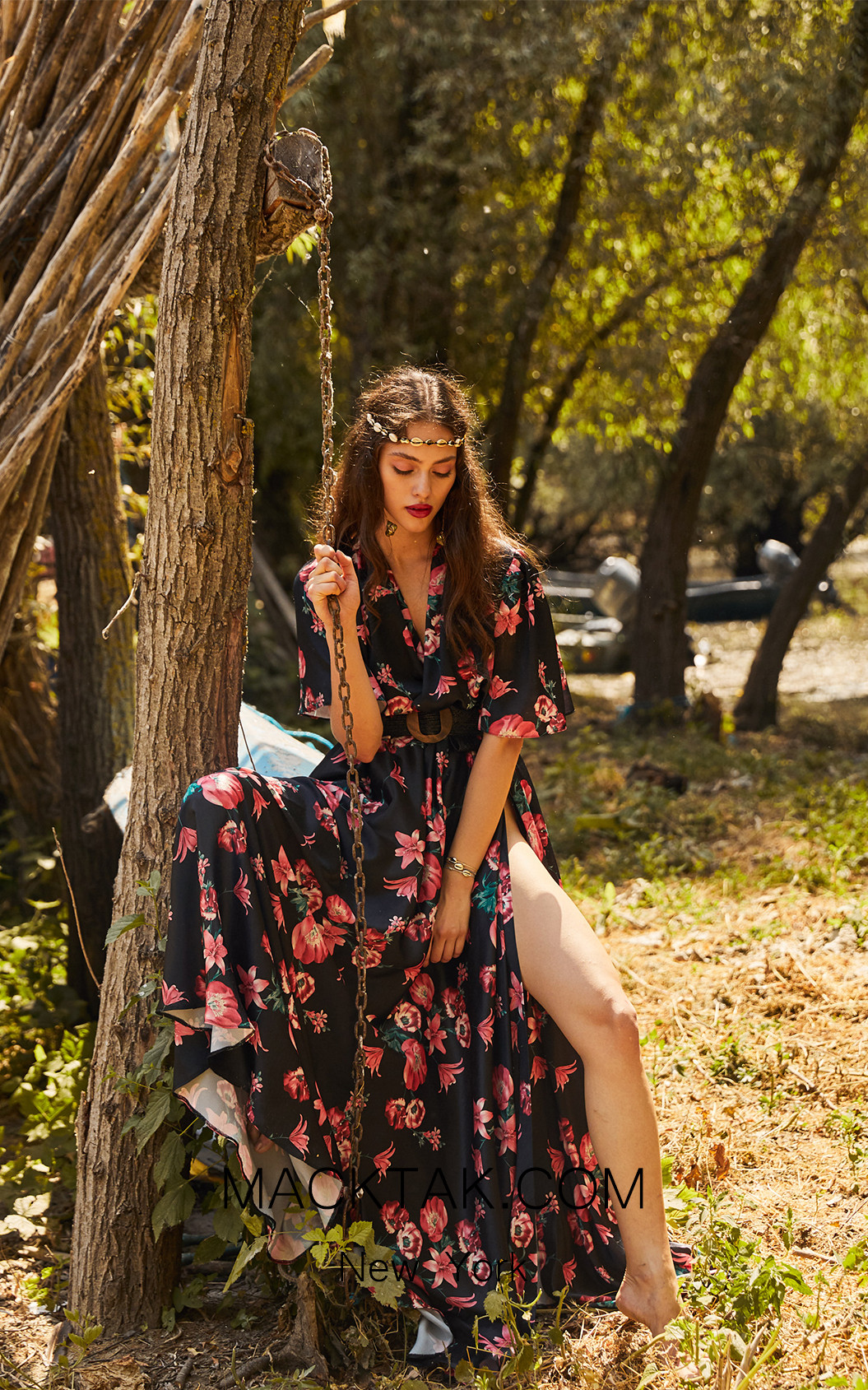 Miau By Clara Rotescu June Black Multi Front Dress