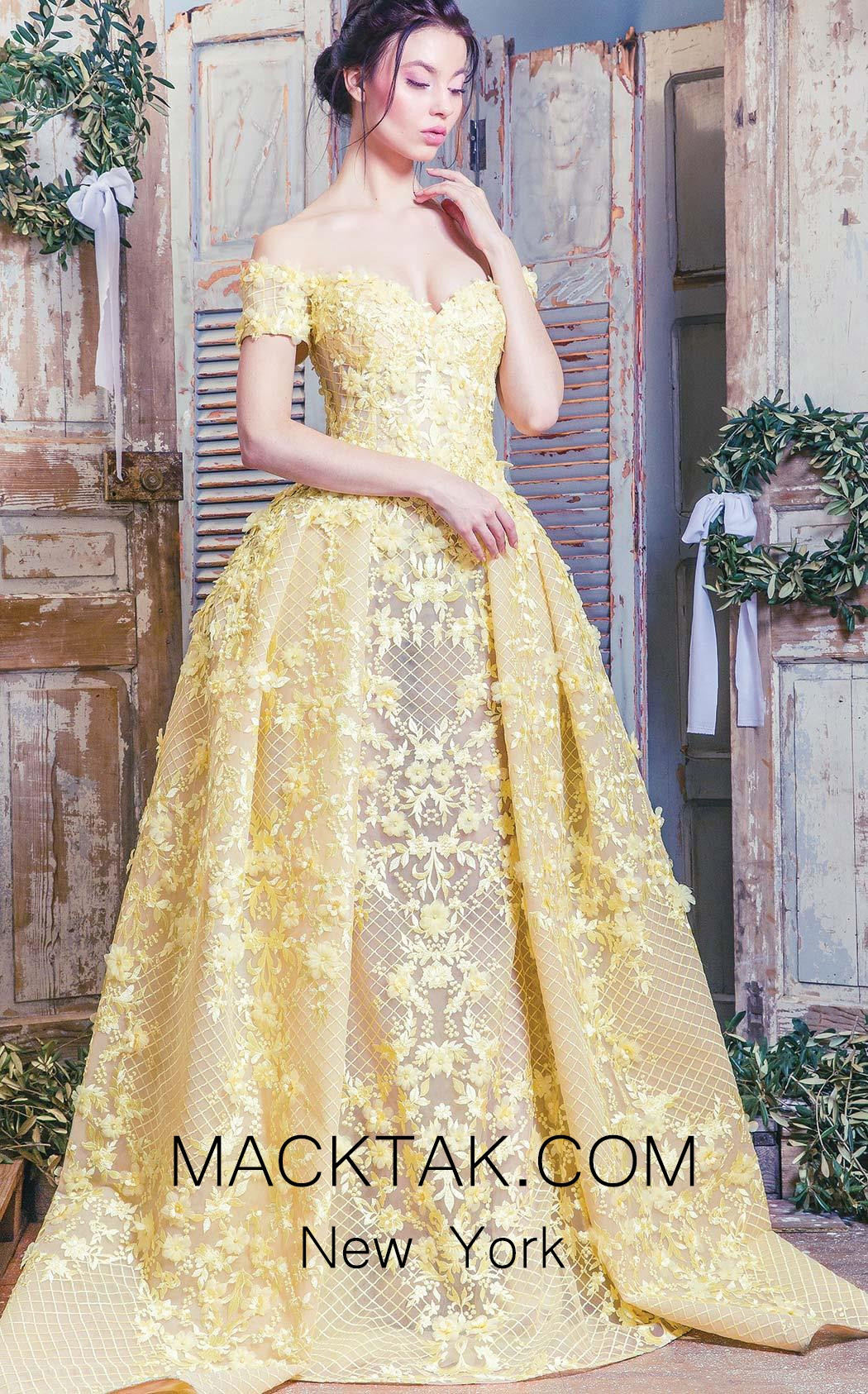 Missaki Couture 3496 Yellow Front