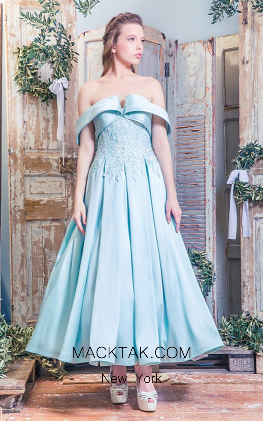 Missaki Couture 3503 Aqua Front
