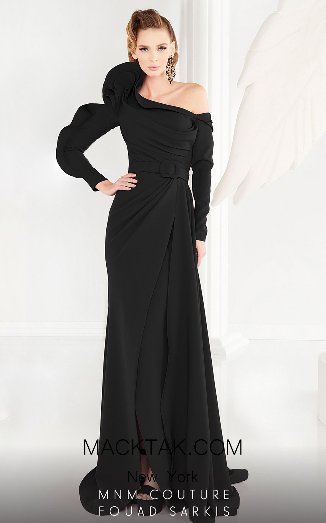 MNM 2571 Black Front Dress