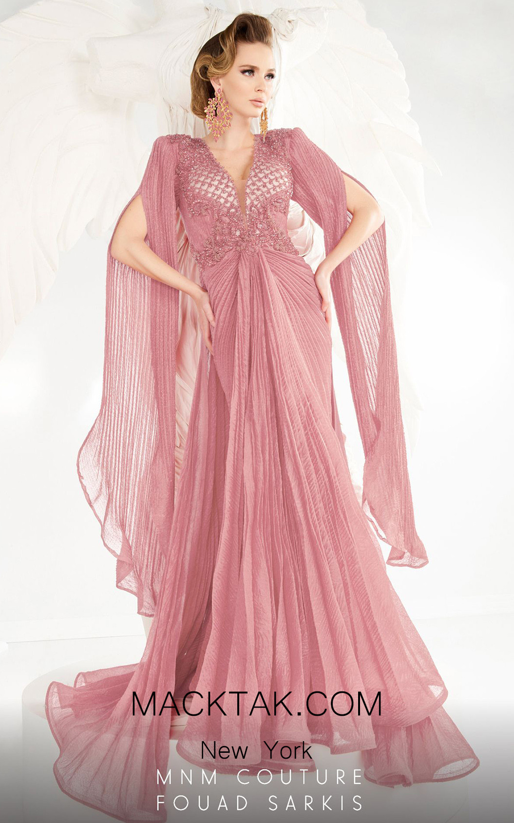MNM Couture 2569 Light Pink Front Dress