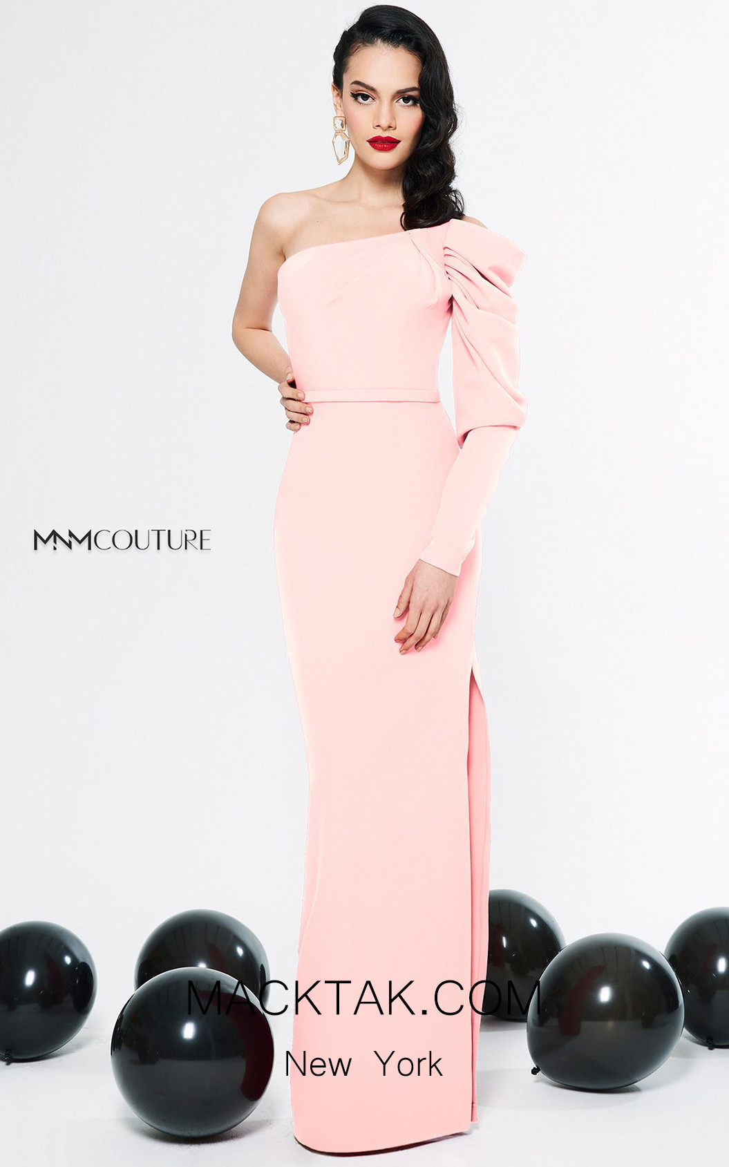 MNM Couture N0312 Pudra Front Dress
