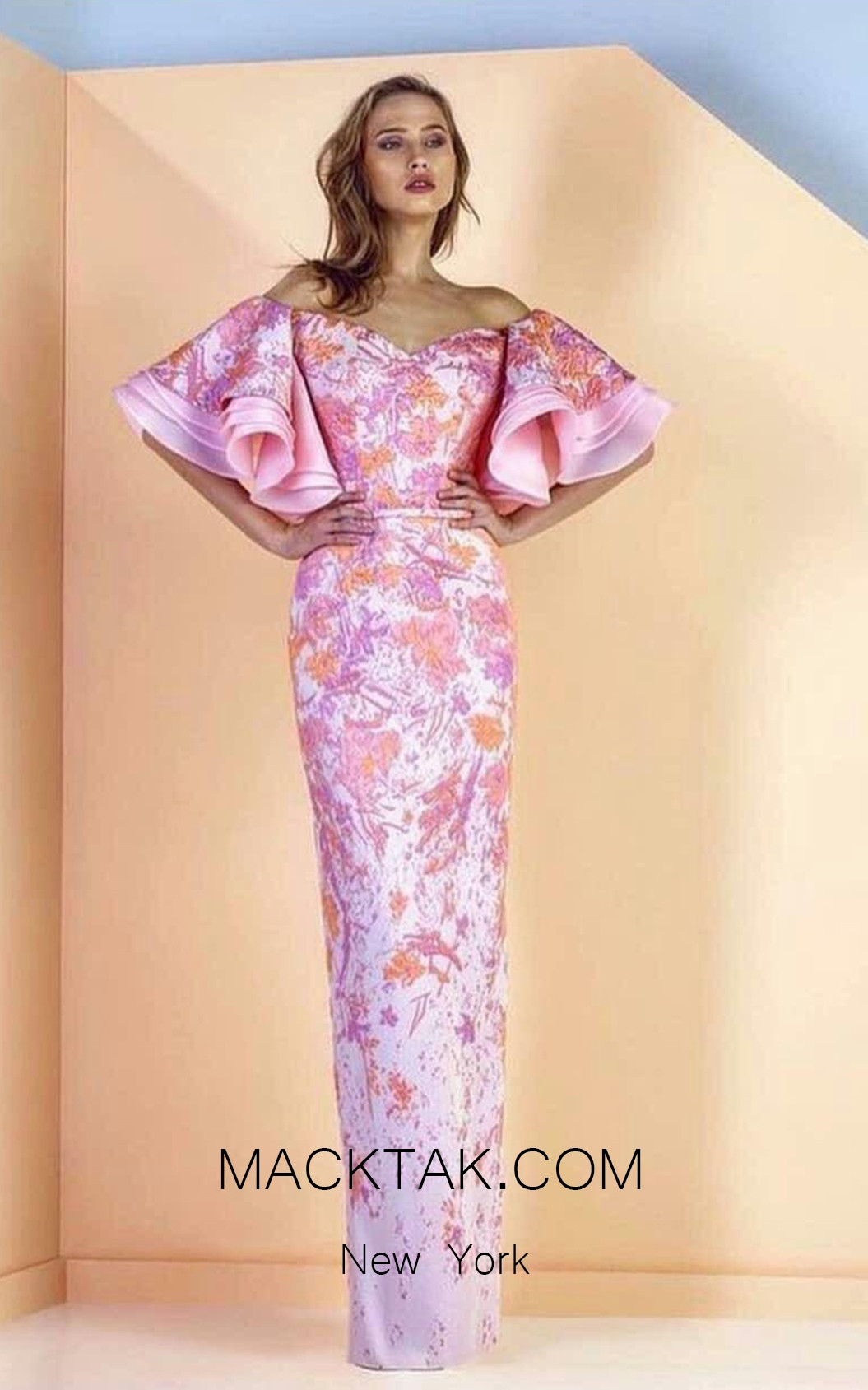 Edward Arsouni SS136 Front Evening Dress