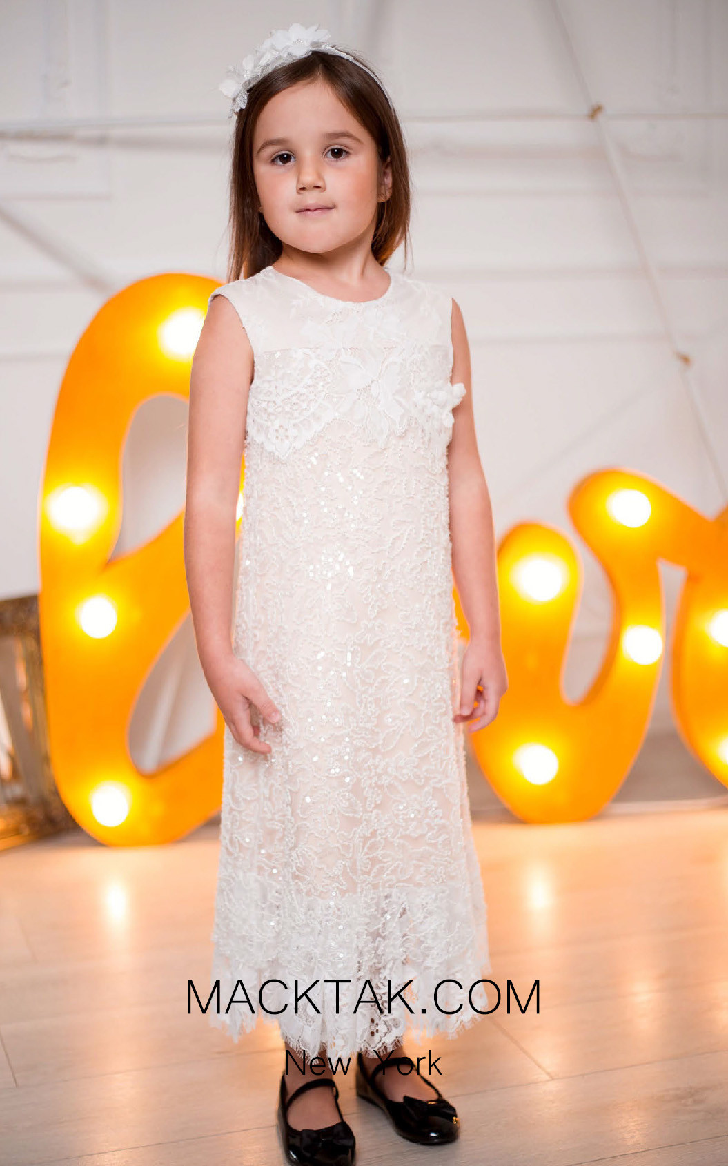 Pollardi 1015 Ivory Front Dress