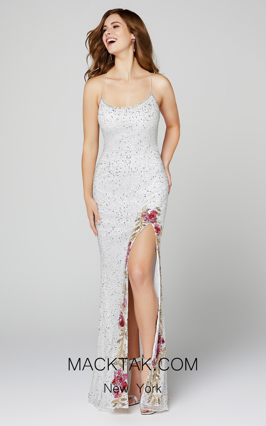 Primavera Couture 3427 Ivory Front Dress