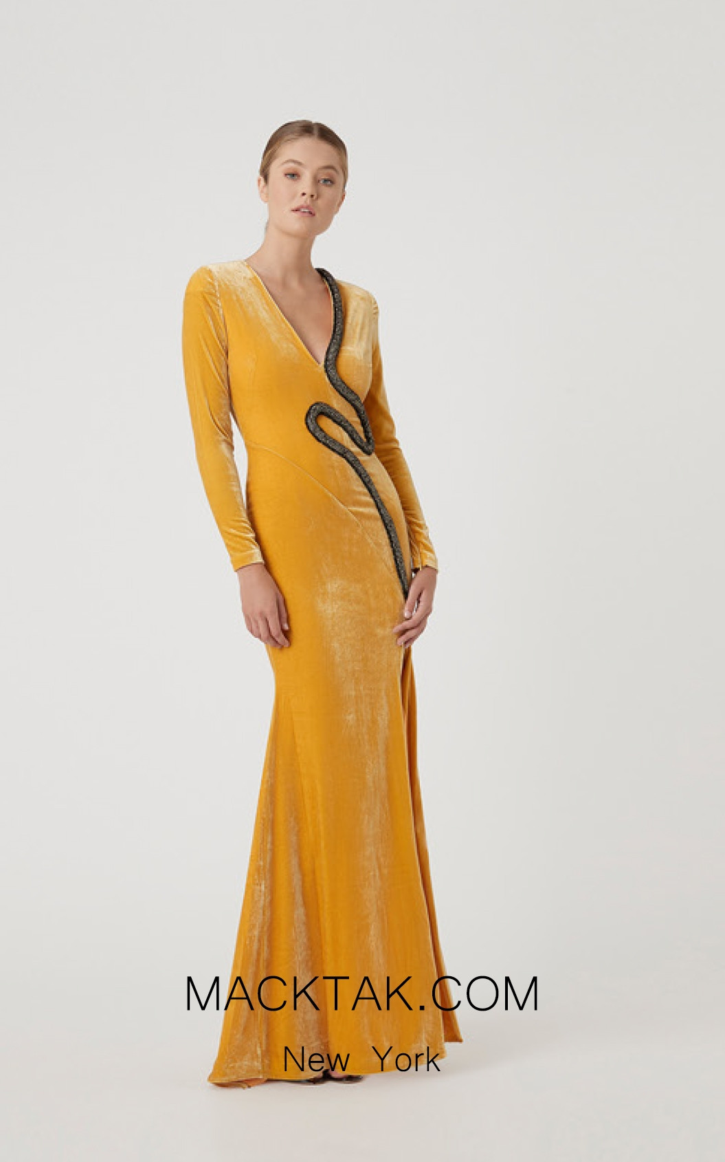 rachel gilbert yellow dress