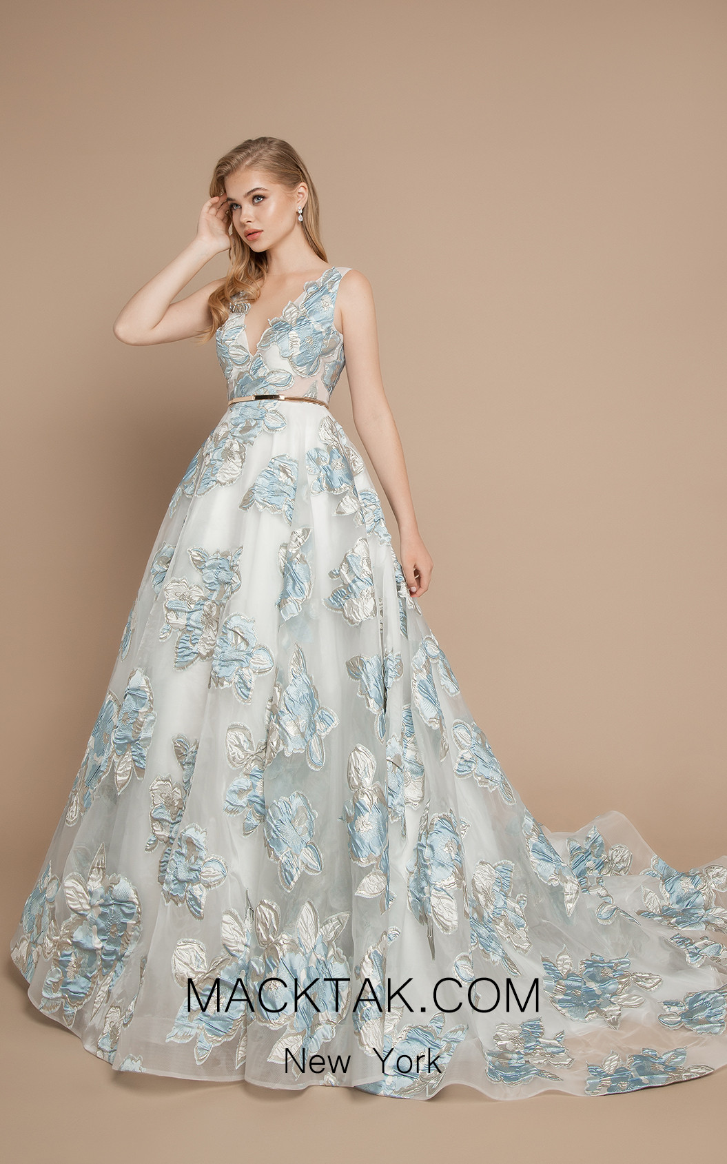 Ricca Sposa Bloom Light Blue Front Dress