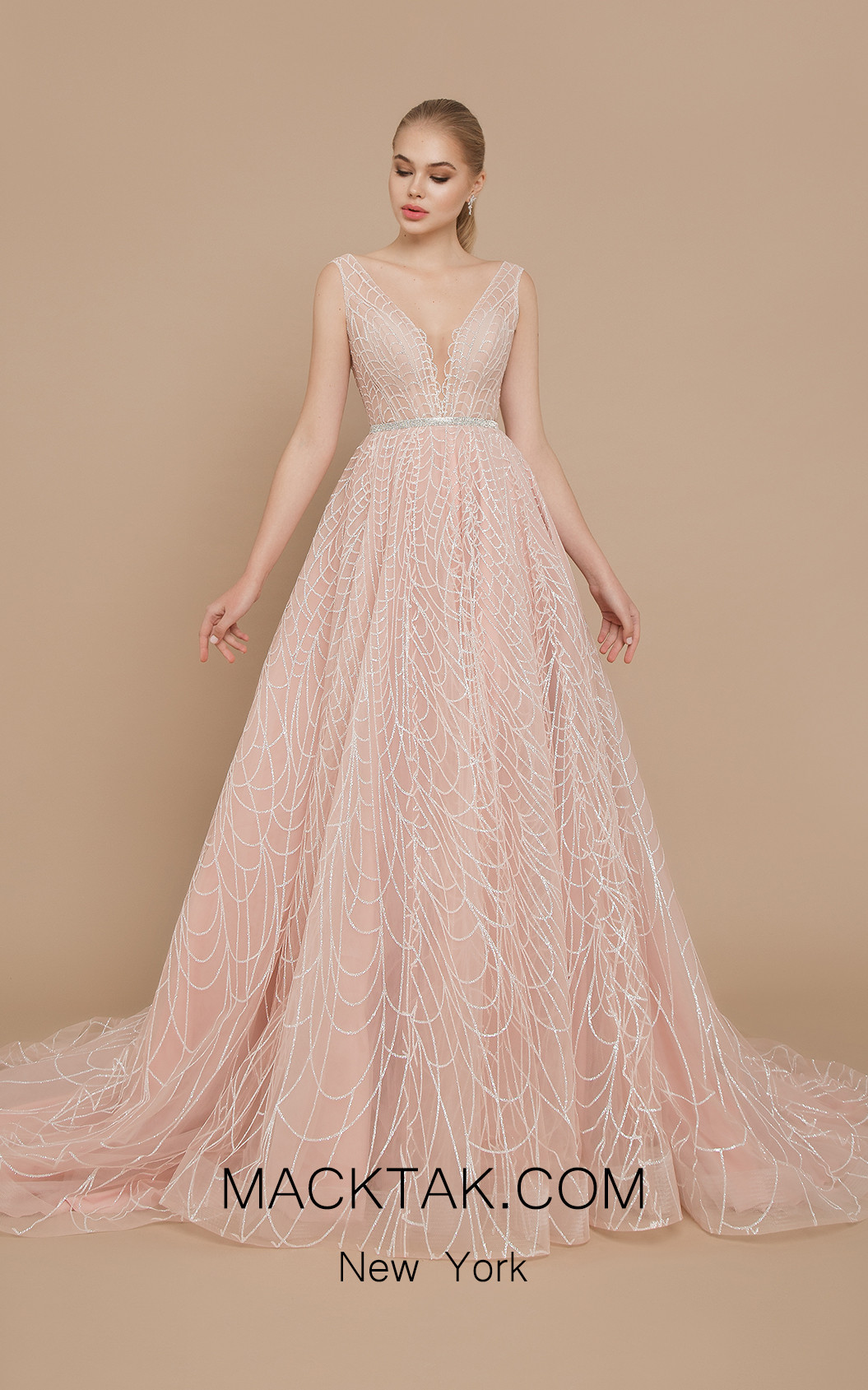Ricca Sposa Celine Pink Front Dress