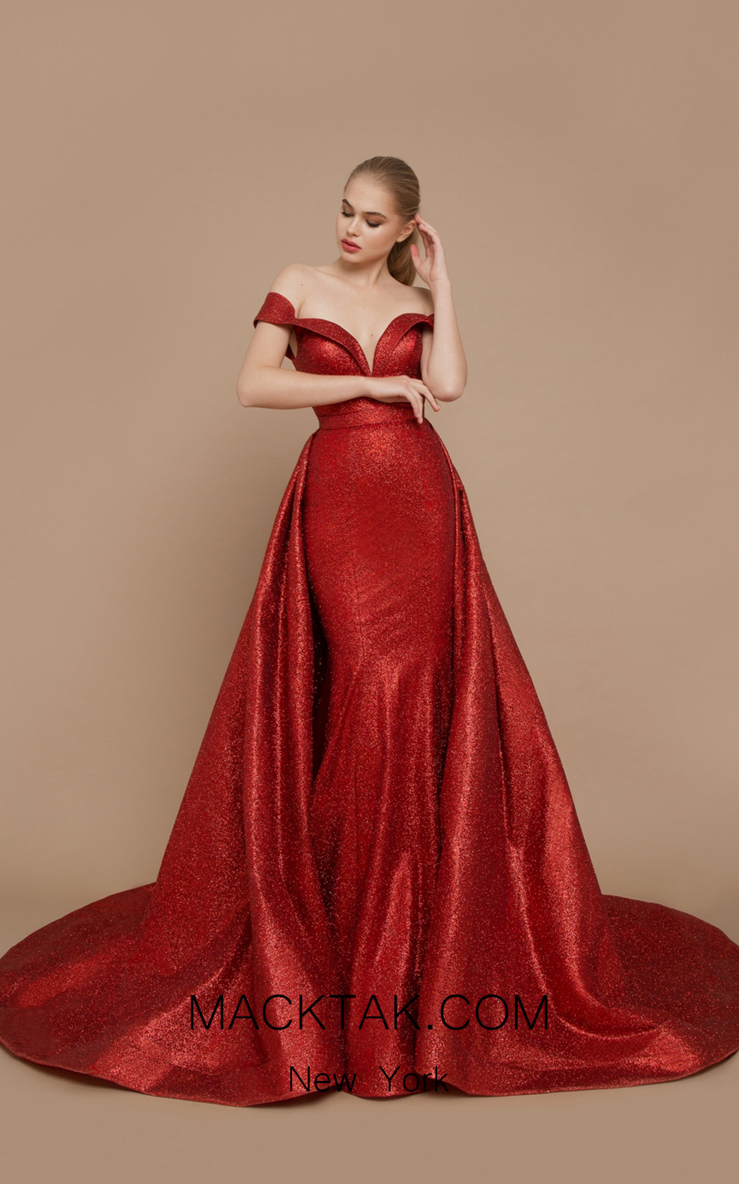 Ricca Sposa Grammy Red Front Dress
