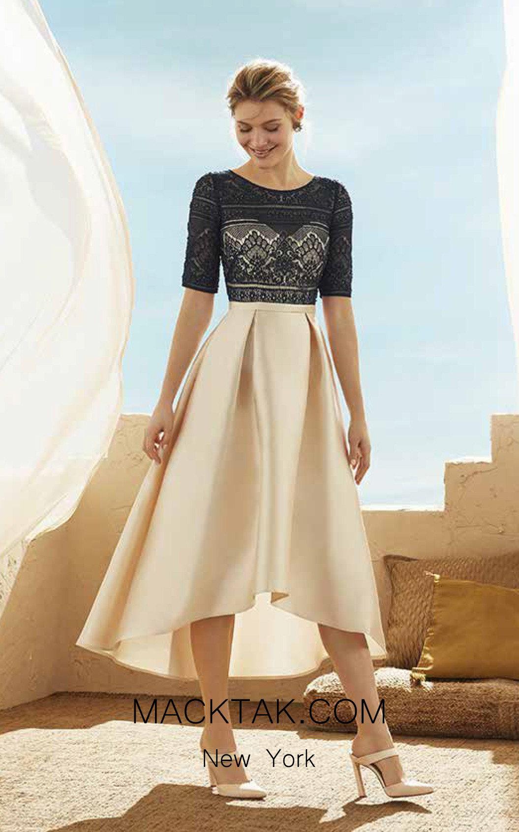 Rosa Clara Marfil 2J1D6 Front Dress