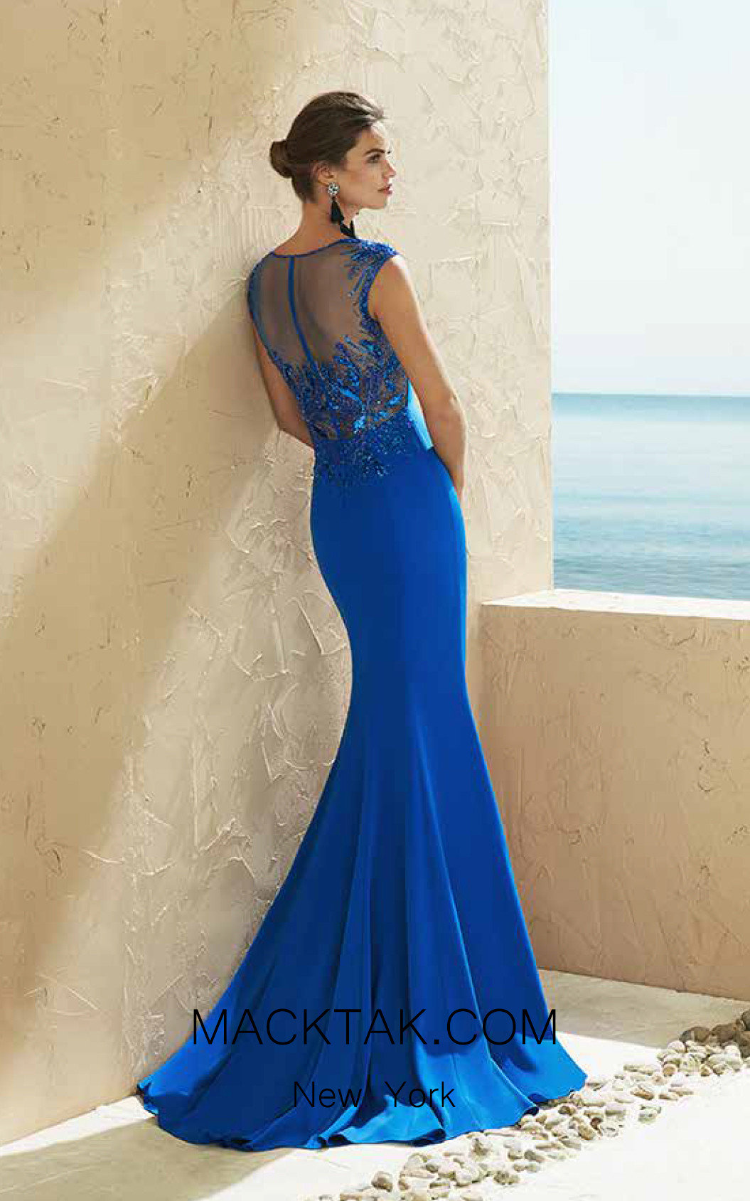 Rosa Clara Marfil 3J123 Back Dress