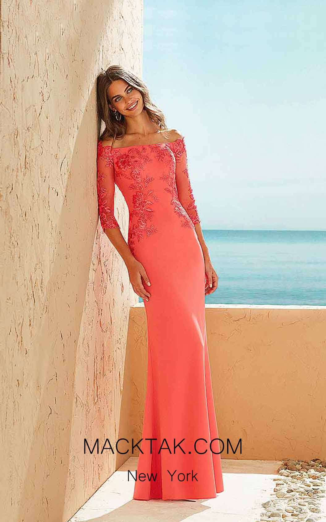 Rosa Clara Marfil 3J160 Front Dress