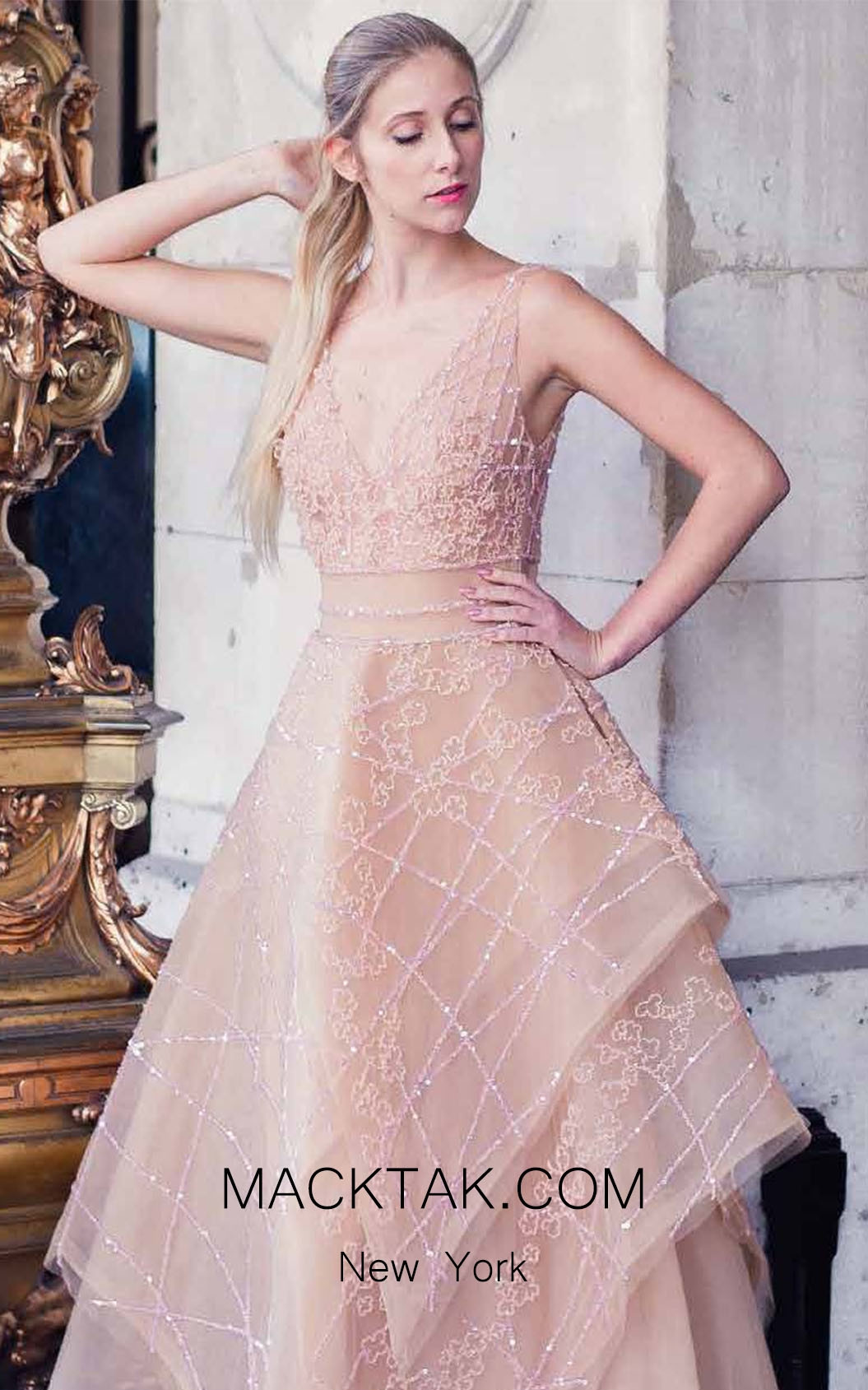 Sana Sabini 9236 Front Evening Dress
