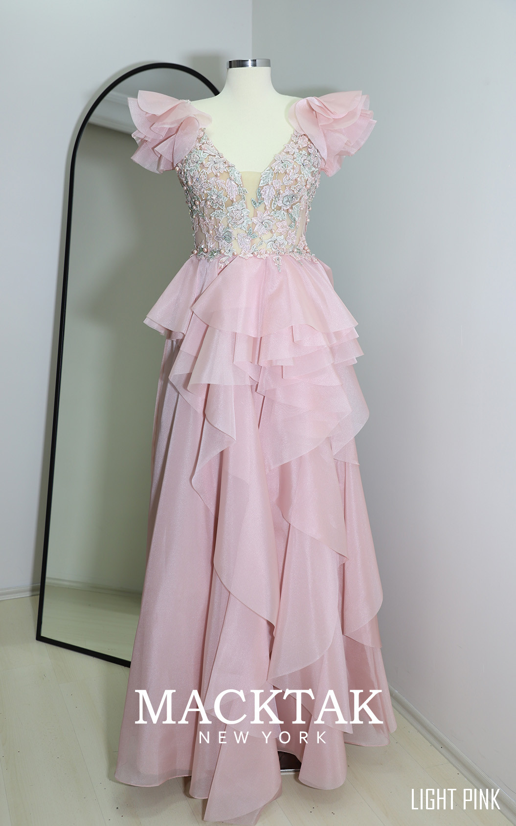 Sarotte Light Pink Front Dress