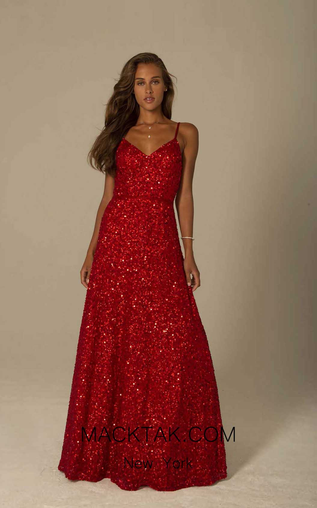 Scala 60109 Red Front Dress